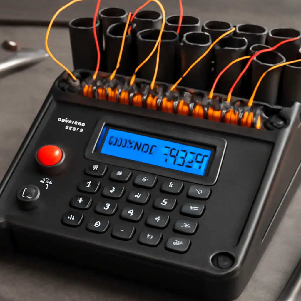 Elektronický odpalovací systém pyrotechniky Moderní elektronický odpalovací systém pro profesionální ohňostroje s digitálním ovládacím panelem