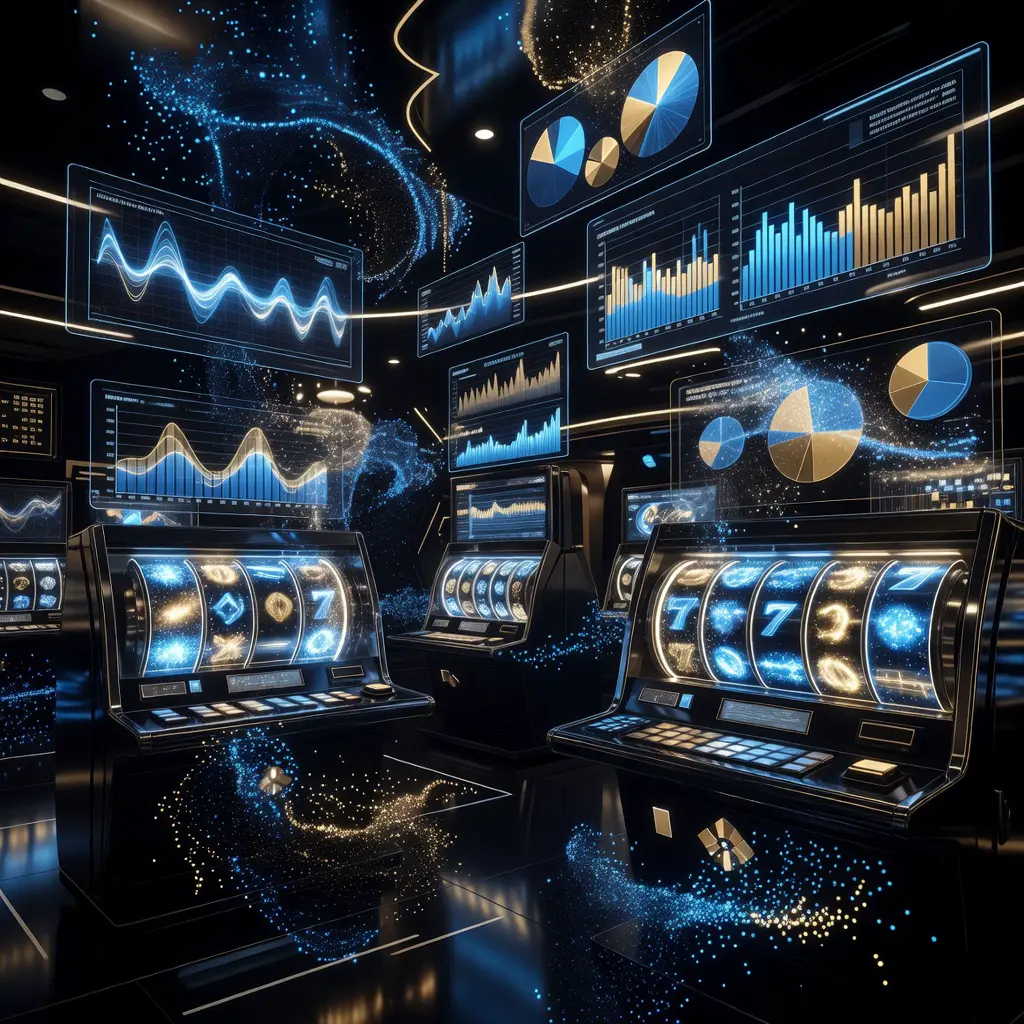 Futuristický digitální kasino s holografickými prvky zobrazující trendy online hazardu v roce 2026